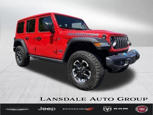 Certified 2025 Jeep Wrangler Unlimited Rubicon 4xe w/ Safety Group AWD/4WD image 1