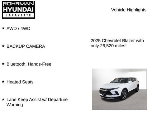 Used 2025 Chevrolet Blazer LT AWD/4WD image 7