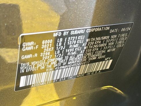 Used 2024 Subaru Ascent Onyx Edition AWD/4WD image 30