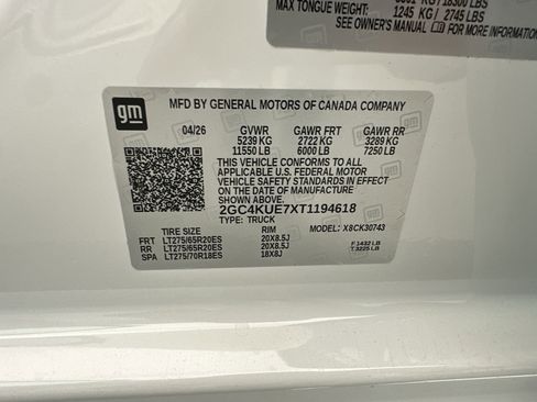 New 2026 Chevrolet Silverado 3500 LTZ w/ LTZ Plus Package AWD/4WD image 19