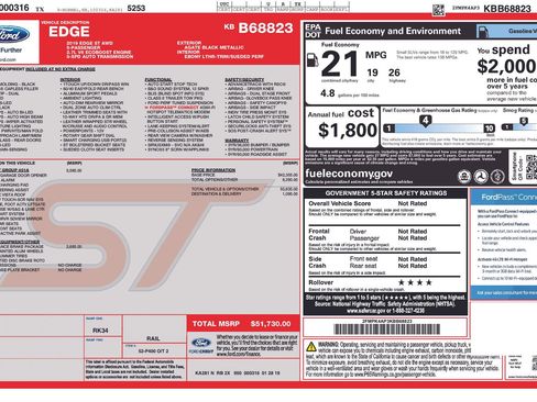 Used 2019 Ford Edge ST w/ Equipment Group 401A image 15