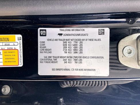 Used 2022 Chevrolet Suburban Premier AWD/4WD image 22