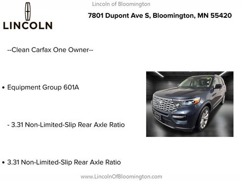 Used 2022 Ford Explorer Platinum w/ Equipment Group 601A image 5