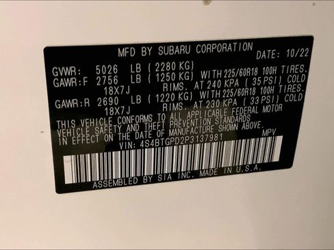 Used 2023 Subaru Outback Touring XT image 36