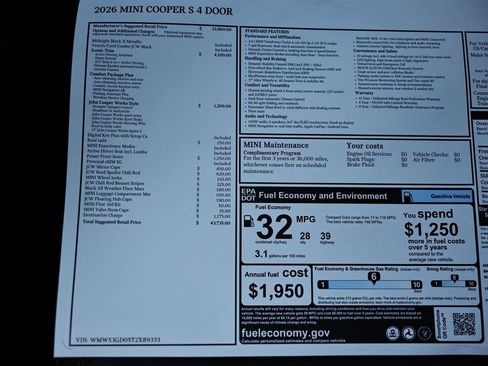 New 2026 MINI Cooper S image 40