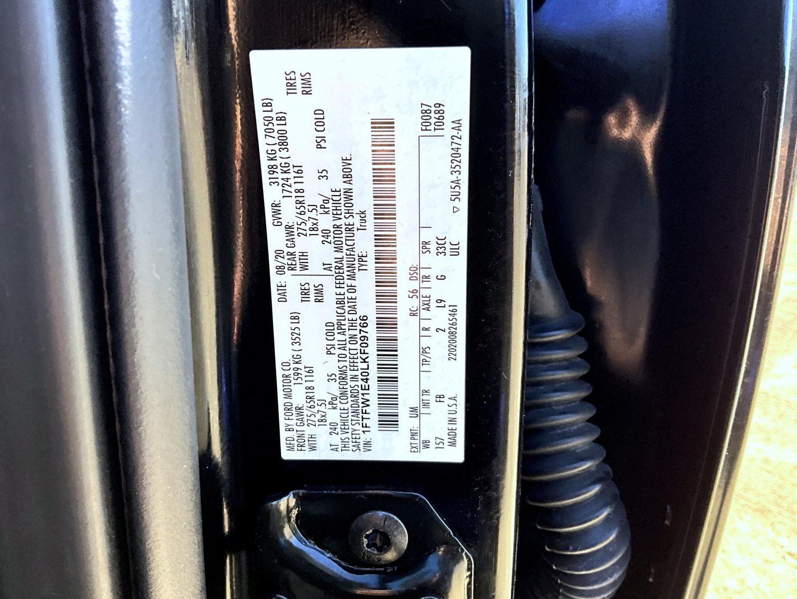 Used 2020 Ford F150 XLT w/ Equipment Group 302A Luxury AWD/4WD image 29