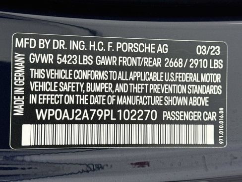 Certified 2023 Porsche Panamera 4 Platinum Edition AWD/4WD image 34