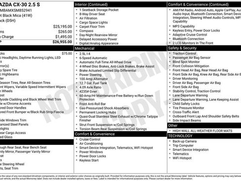 Certified 2025 MAZDA CX-30 AWD 2.5 S image 5