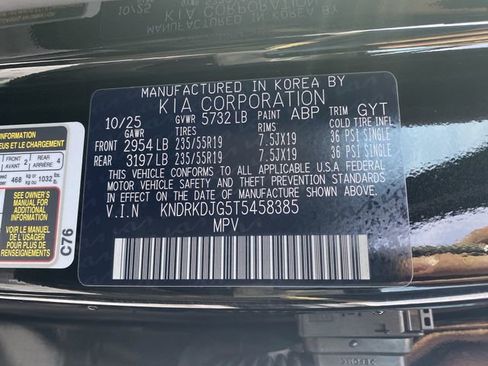 New 2026 Kia Sorento SX Prestige image 50