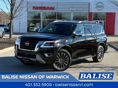 Certified 2024 Nissan Armada Platinum w/ Captain's Chairs Package image 1