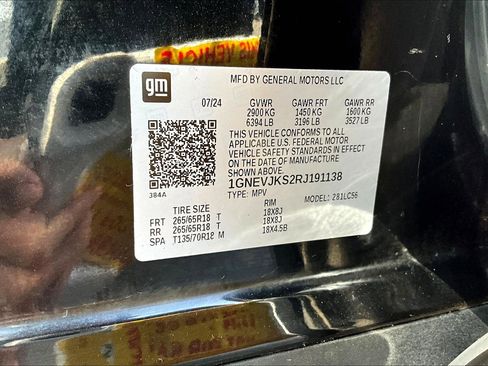 Used 2024 Chevrolet Traverse Z71 w/ LPO, Floor Liner Package image 11