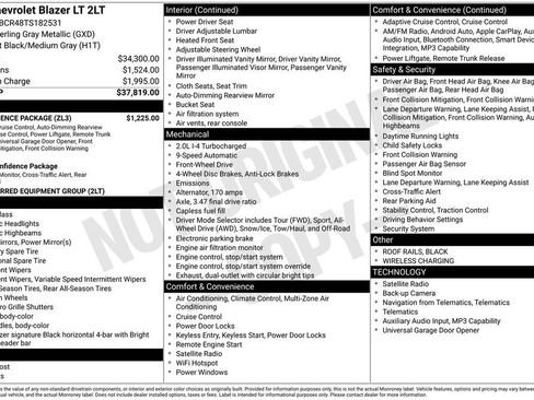 New 2026 Chevrolet Blazer LT w/ Convenience Package FWD image 28