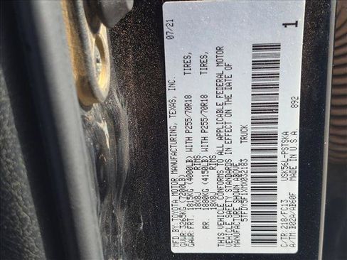 Used 2021 Toyota Tundra SR5 AWD/4WD image 30