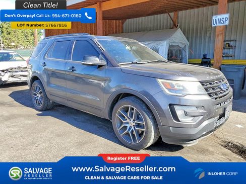 Used 2017 Ford Explorer Sport w/ Equipment Group 401A AWD/4WD image 5