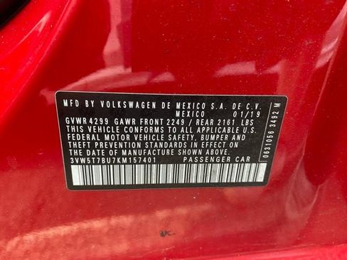 Used 2019 Volkswagen Jetta GLI FWD image 8