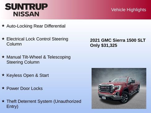 Used 2021 GMC Sierra 1500 SLT w/ SLT Premium Plus Package image 31