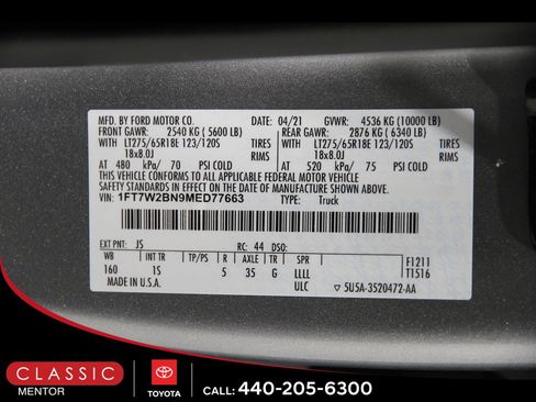 Used 2021 Ford F250 XL w/ STX Appearance Package image 22