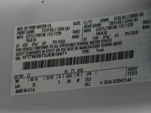 Used 2018 Ford F250 XLT w/ XLT Premium Package image 53