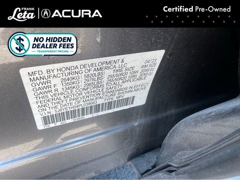 Used 2023 Acura MDX A-Spec AWD/4WD image 33