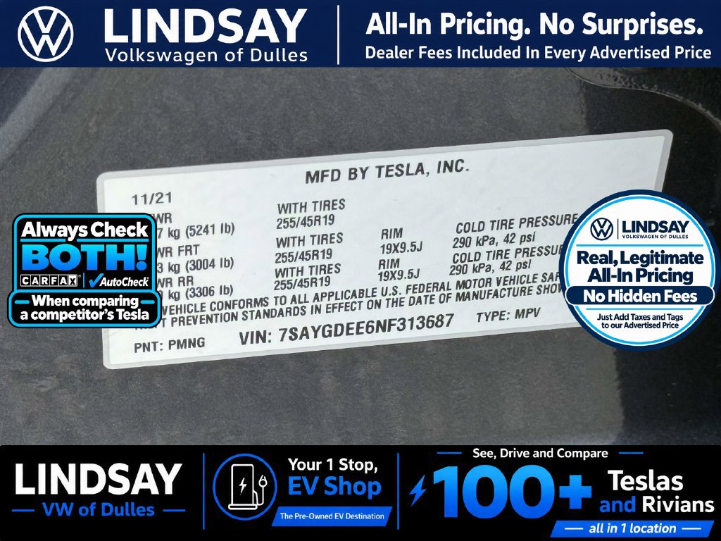Used 2022 Tesla Model Y Long Range AWD/4WD image 30