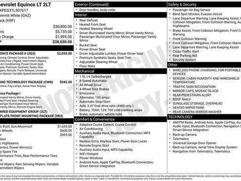 New 2026 Chevrolet Equinox LT w/ Convenience Package II AWD/4WD image 63