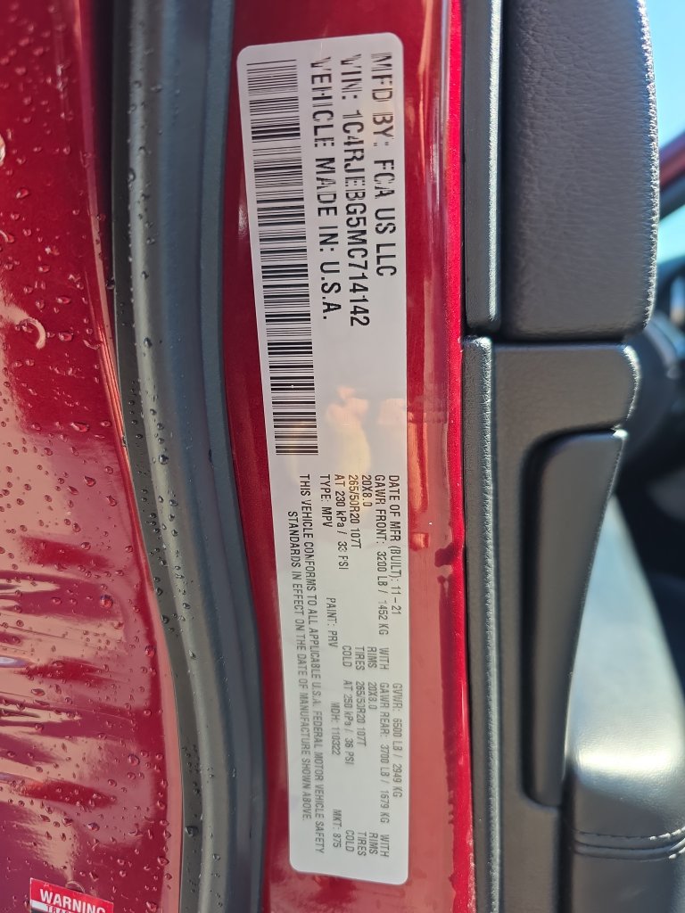 Used 2021 Jeep Grand Cherokee Limited RWD image 16