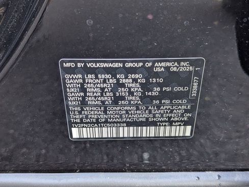 New 2026 Volkswagen Atlas SEL Premium R-Line image 25