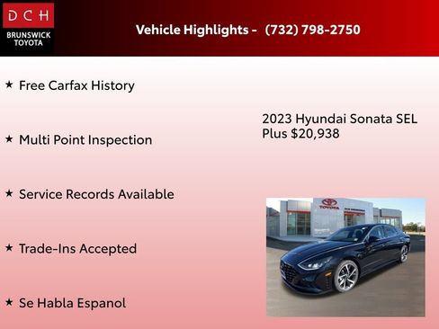 Used 2023 Hyundai Sonata SEL Plus w/ Preferred Accessory Package image 4