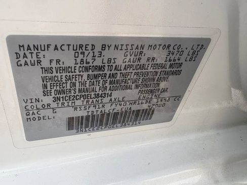 Used 2014 Nissan Versa Note S w/ Sport Value Package image 33