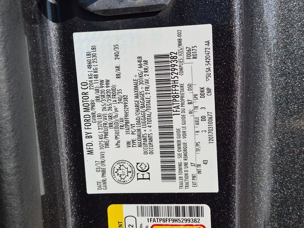 Used 2017 Ford Mustang GT Premium w/ Equipment Group 401A RWD image 36