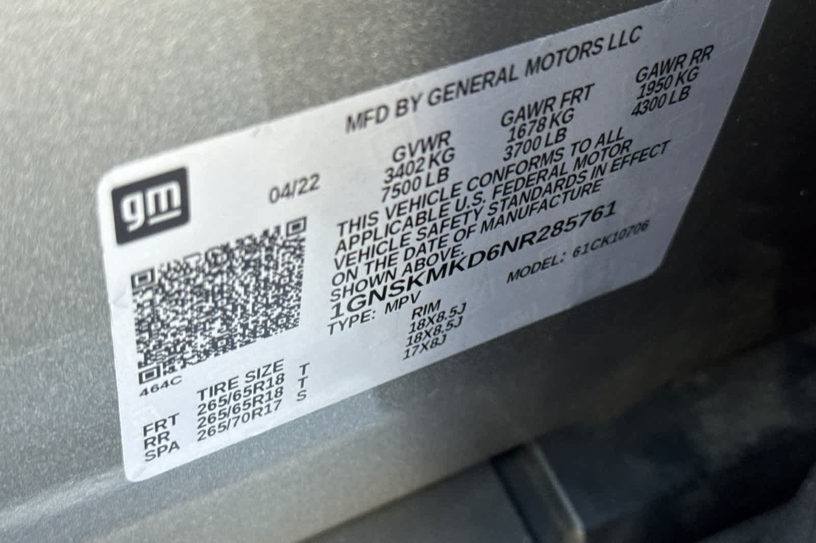 Used 2022 Chevrolet Tahoe LS w/ Driver Alert Package AWD/4WD image 29