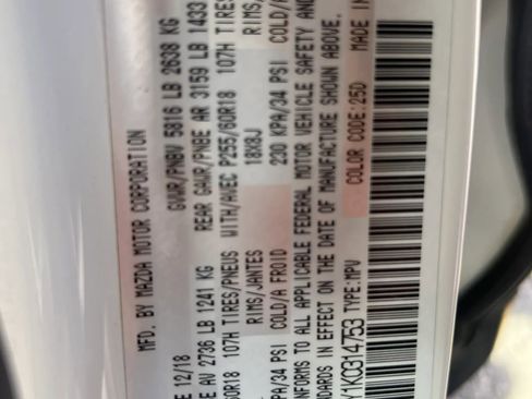 Used 2019 MAZDA CX-9 Touring AWD/4WD image 31