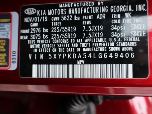 Used 2020 Kia Sorento SX image 55