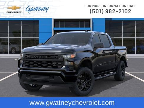 New 2026 Chevrolet Silverado 1500 Custom w/ Turbomax Blackout Package AWD/4WD image 6