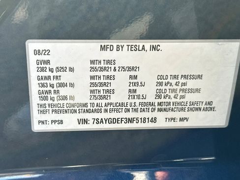 Used 2022 Tesla Model Y Performance image 28
