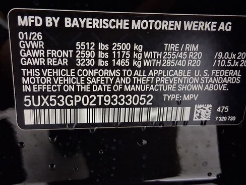 New 2026 BMW X3 xDrive30 w/ Convenience Package image 17