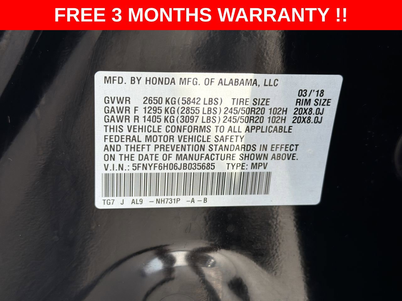 Used 2018 Honda Pilot Elite image 25