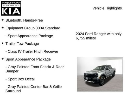 Used 2024 Ford Ranger XLT w/ Trailer Tow Package image 7