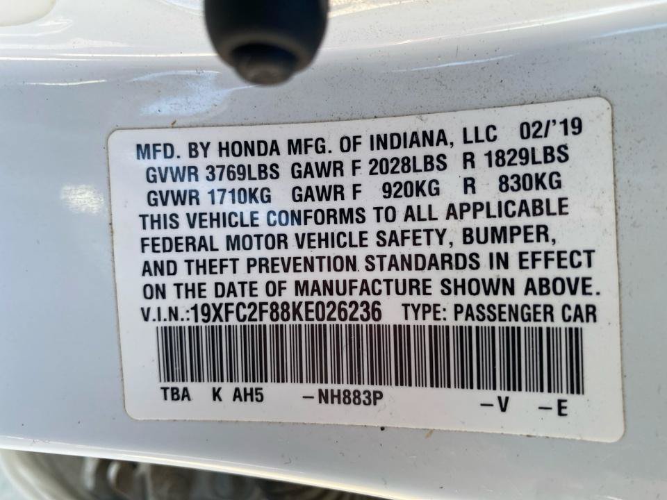 Used 2019 Honda Civic Sport image 39