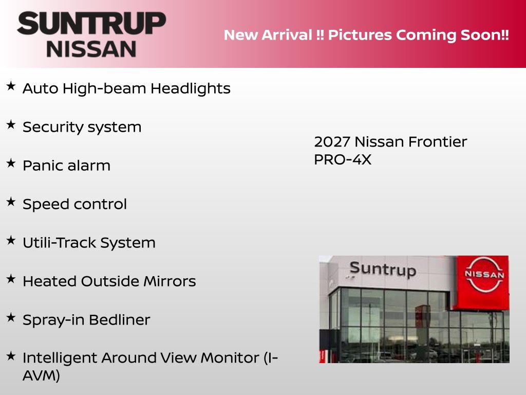 New 2027 Nissan Frontier PRO-4X AWD/4WD image 6