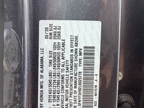 Used 2020 Honda Pilot Touring image 39