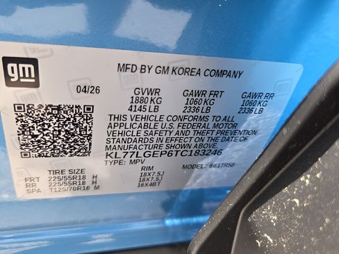 New 2026 Chevrolet Trax RS w/ Driver Confidence Package FWD image 16