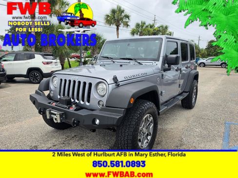 Used 2017 Jeep Wrangler Unlimited Rubicon w/ Connectivity Group AWD/4WD image 1