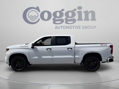 Certified 2024 Chevrolet Silverado 1500 Custom w/ Turbomax Blackout Package AWD/4WD image 2