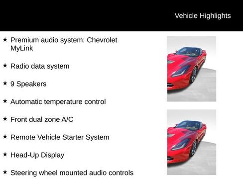 Used 2014 Chevrolet Corvette Stingray Coupe w/ 3LT Preferred Equipment Group RWD image 13