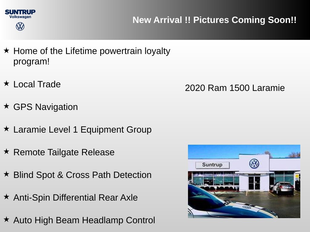 Used 2020 RAM 1500 Laramie w/ Sport Appearance Package AWD/4WD image 3