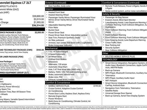 New 2026 Chevrolet Equinox LT w/ Convenience Package II AWD/4WD image 4