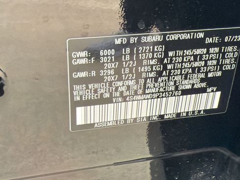 Used 2023 Subaru Ascent Touring AWD/4WD image 18