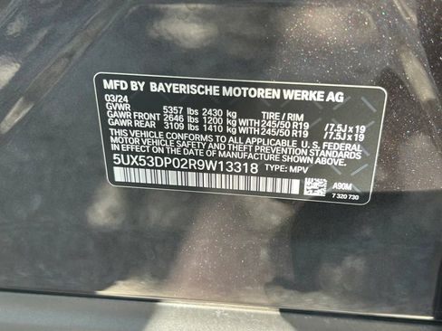 Used 2024 BMW X3 xDrive30i w/ Convenience Package AWD/4WD image 49