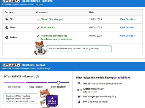 Used 2020 Nissan Rogue SV image 3